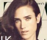 Jennifer Connelly en couverture d'Harper's Bazaar