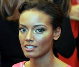 Selita Ebanks en pleine préparation du défilé Victoria's Secret à Miami