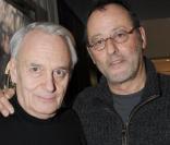 Nouvelle collection Aquatimer IWC présentée à Genève le 20 janvier 2009 : Jean Reno et Didier Flamand 