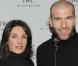 Nouvelle collection Aquatimer IWC présentée à Genève le 20 janvier 2009 : Zinedine Zidane et sa femme Véronique avec le président d'IWC Georges Kern 