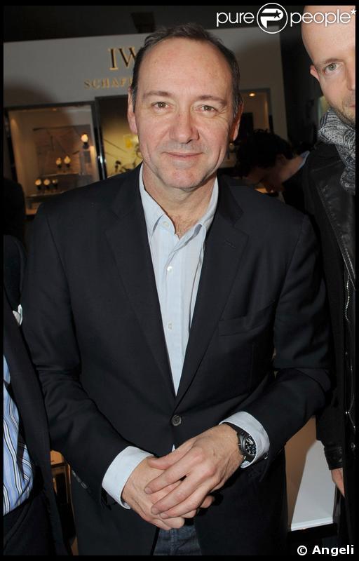 Nouvelle collection Aquatimer IWC présentée à Genève le 20 janvier 2009 : Kevin Spacey 