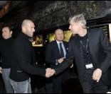 Nouvelle collection Aquatimer IWC présentée à Genève le 20 janvier 2009 : Zinedine Zidane et Arsène Wenger 
