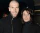 Nouvelle collection Aquatimer IWC présentée à Genève le 20 janvier 2009 : Zinedine Zidane et sa femme Véronique. 