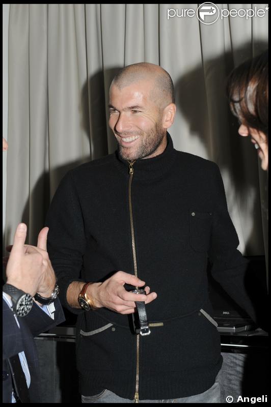 Nouvelle collection Aquatimer IWC présentée à Genève le 20 janvier 2009 : Zinedine Zidane 