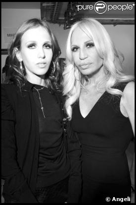 Donatella & Allegra Versace