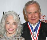 Dr Buzz Aldrin (deuxième homme à marcher sur la lune en 1969) et sa femme étaient à la 6ème cérémonie des Légendes vivantes de l'aviation