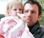 ben Affleck sort de l'école avec sa fille Violett 