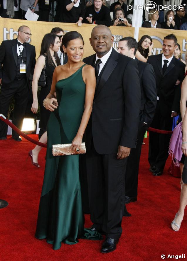 Forest Whitaker et sa femem Keisha aux SAG awards 2009