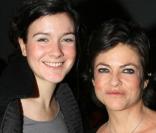 Charlotte Valandrey et sa cousine Aurore Paris au défilé Stéphane Rolland 