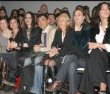 Charlotte Valandrey, Linda Hardy, Melissa Mars, Aurore Paris, Bérénice Béjo assistent au défilé Stéphane Rolland 