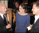 Brad Pitt, Angelina Jolie et Anthony Hopkins