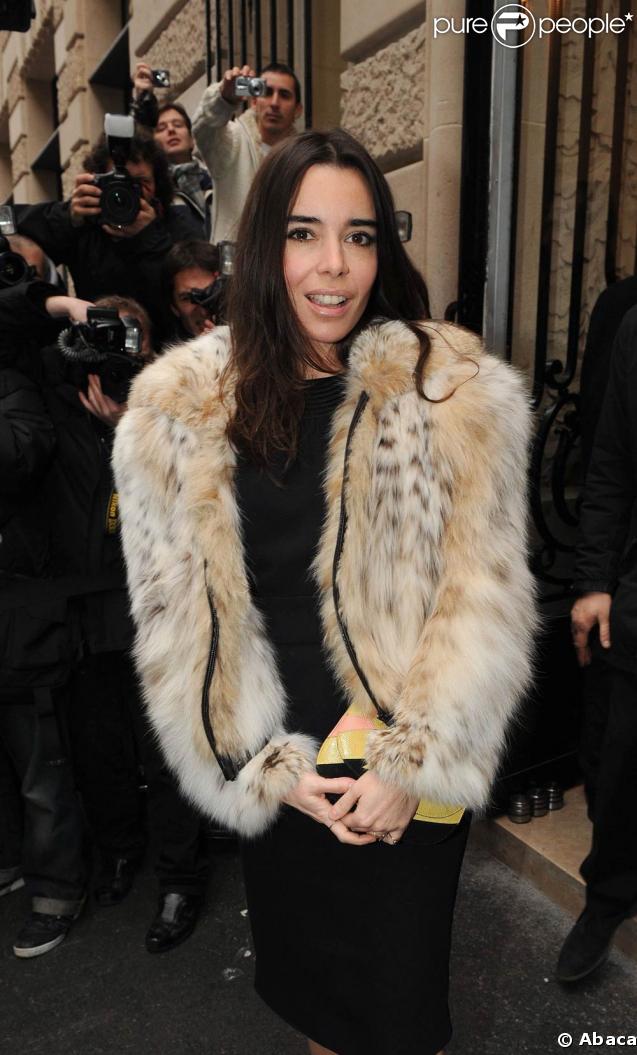 Elodie Bouchez au défilé Chanel. 27/01/09