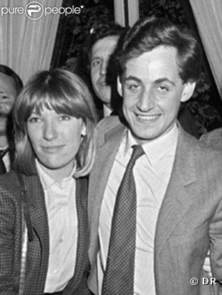 Nicolas Sarkozy et sa première épouse Marie-Dominique Culioli, la mère de Jean et Pierre.
