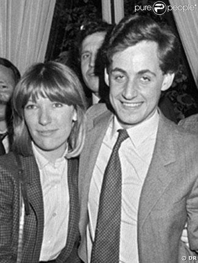 Nicolas Sarkozy et sa première épouse Marie-Dominique Culioli, la mère de Jean et Pierre. 