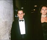 Nicolas Sarkozy et sa seconde épouse Cécilia Ciganer-Albeniz en septembre 1993. 