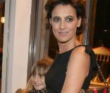 Inès de la Fressange et sa petite Violette, le 28/01/09. des beautés de mère en fille... 