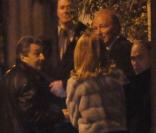 Christian Clavier et Brice Hortefeux à l\'anniversaire de Nicolas Sarkozy