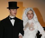Le défilé Franck Sorbier était plein de surprises avec un seul mannequin, la mariée  