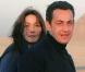 Avec en arrière-plan un magnifique décor égyptien, Nicolas Sarkozy et Carla Bruni posent avec un glamour naturel 
