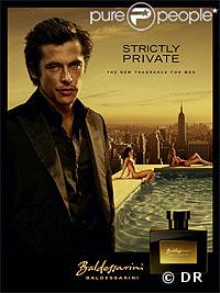 Werner Schreyer, à l'affiche du parfum Baldessarini 