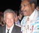 Soirée organisée au Nouveau Musée de Washington par le Huffington Post le 20 janvier 2009, jour de l'investiture de Barack Obama : Dustin Hoffman et Don King, quel contraste ! 