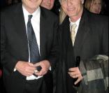 Soirée organisée au Nouveau Musée de Washington par le Huffington Post le 20 janvier 2009, jour de l'investiture de Barack Obama : Chris Matthews et Ed Harris 