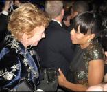 Soirée organisée au Nouveau Musée de Washington par le Huffington Post le 20 janvier 2009, jour de l'investiture de Barack Obama : Trudie Styler et Kerry Washington 