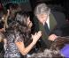 Soirée organisée au Nouveau Musée de Washington par le Huffington Post le 20 janvier 2009, jour de l'investiture de Barack Obama : Robert de Niro et Demi Moore essayent de s'entendre 