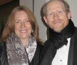 Soirée organisée au Nouveau Musée de Washington par le Huffington Post le 20 janvier 2009, jour de l'investiture de Barack Obama : Ron Howard et sa femme 