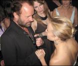 Soirée organisée au Nouveau Musée de Washington par le Huffington Post le 20 janvier 2009, jour de l'investiture de Barack Obama : Sting et Hayden Panettiere, presque amoureux, dites donc ! 