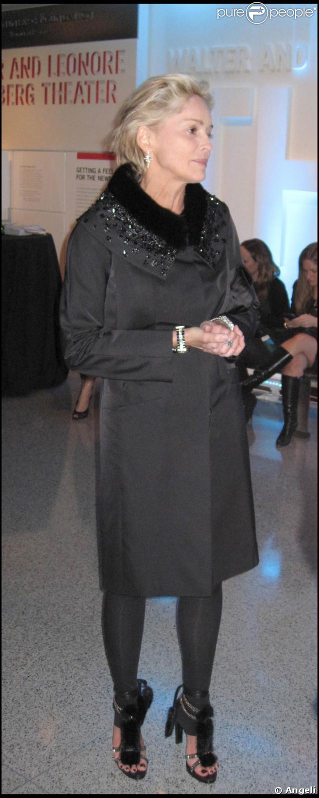 Soirée organisée par le Huffington Post le 20 janvier 2009, jour de l'investiture de Barack Obama : Sharon Stone 