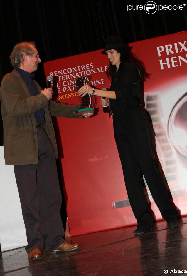 Ken Loach et Maïwenn Le Besco lors des 4e rencontres internationales du cinéma de patrimoine de Vincennes 2008