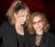 Julie Depardieu et sa maman Elisabeth, assorties l'une à l'autre en total look "black"... 02/02/09