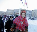 Le prince héritier Haakon de Norvège et la princesse Mette-Marit arrivent dans le comté de Finnmark