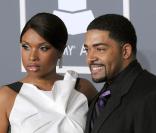 Jennifer Hudson et son fiancé David Otunga lors des Grammy Awards 2009