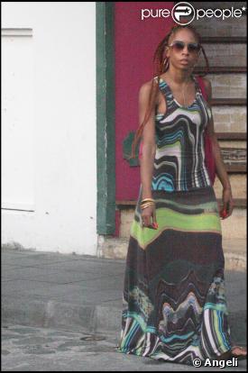 Mia Frye en vadrouille à St Barth