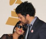 La chanteuse M.I.A et son fiancé BenBrewer lors de la 51ème cérémonie des Grammy Awards
