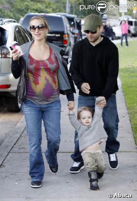 Tobey Maguire, sa femme Jennifer Meyer et leur fille Ruby
