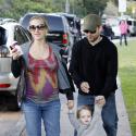 Tobey Maguire et sa femme Jennifer Meyer en famille... en attendant bébé !