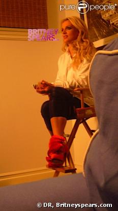 Britney Spears, en plein tournage de son nouveau clip, If U Seek Amy
