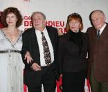 Marie Bunel, Claude Chabrol, Stéphane Audran et Michel Bouquet 