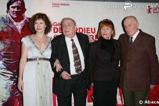 Marie Bunel, Claude Chabrol, Stéphane Audran et Michel Bouquet 
