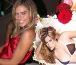 Clara Morgane au World Place pour le lancement de sa ligne de lingerie