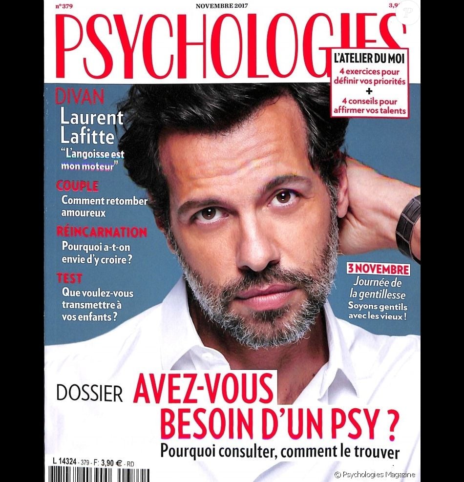 Couverture de Psychologies Magazine numéro de novembre 2017 Purepeople