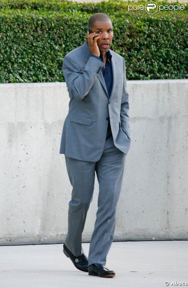 Eriq La Salle sur le tournage des dernières scènes d'Urgences...