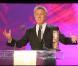 Dustin Hoffman pendant son discours de remerciement, suite à la remise de son César d'honneur