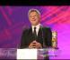 Dustin Hoffman pendant son discours de remerciement, suite à la remise de son César d'honneur