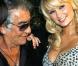 Paris Hilton et Roberto Cavalli au "Just Cavalli Café" à Milan le 28 juin 2005
