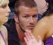 Becks, jamais bien loin des Cheerleaders... le 28 octobre 2008, match de basket des Lakers