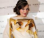 Milla Jovovich au 3e Fortune Forum Summit, le 3 mars 2009, au Dorchester Hotel de Londres
